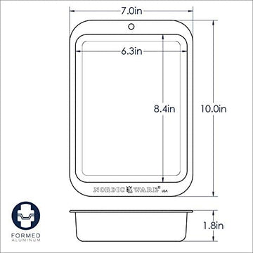 Molde para hornear aluminio 475 ml 22 cm Nordicware